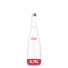 Evian 0,75L Vidrio